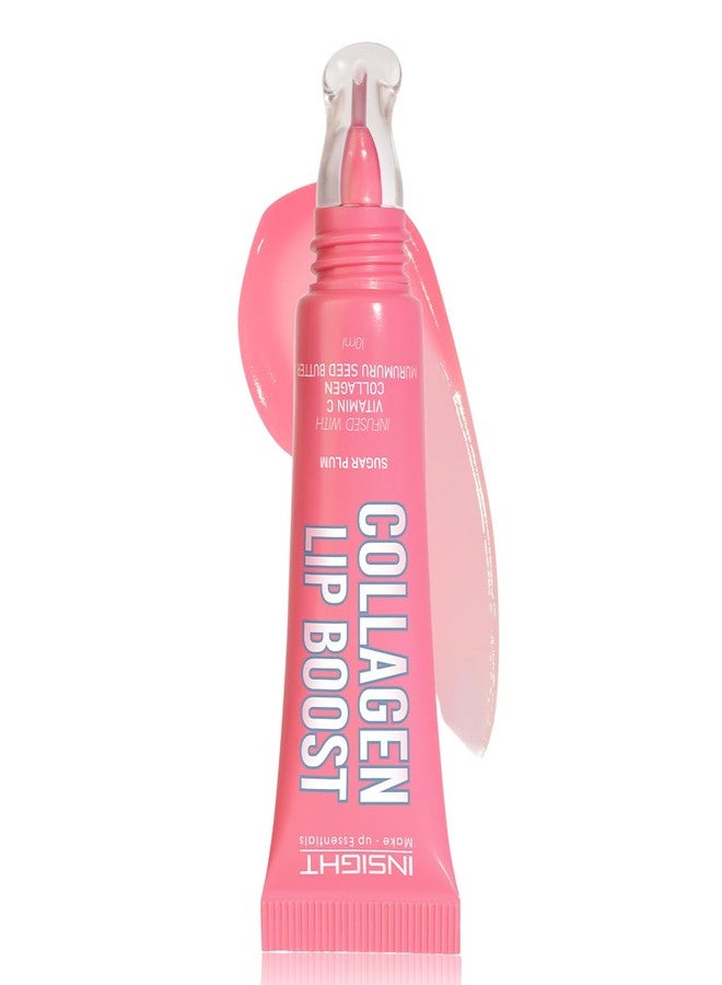 INSIGHT Collagen Lip Boost - Sugar Plum (10g) |Glossy Non-Sticky Finish | Vitamin C & Hydrating Treatment | Long Lasting Moisturization | Lightweight Daily Lip Wear - Image 1